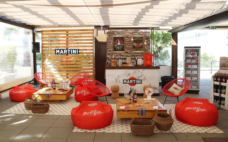 Mobiliario para Evento Martini 